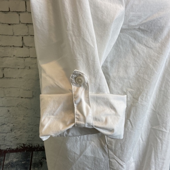 Summersalt Crisp Perfect Boyfriend Shirt Dress Sz S Organic Vacation Resortwear - Picture 9 of 16